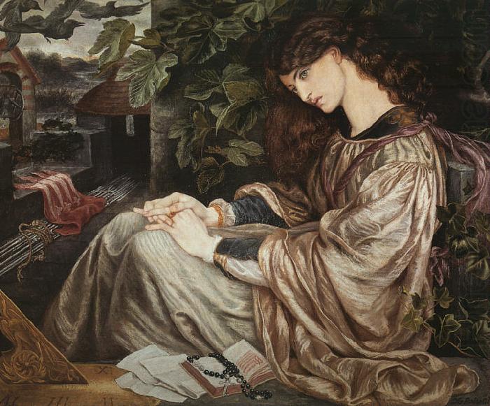 Dante Gabriel Rossetti La Pia de' Tolomei china oil painting image